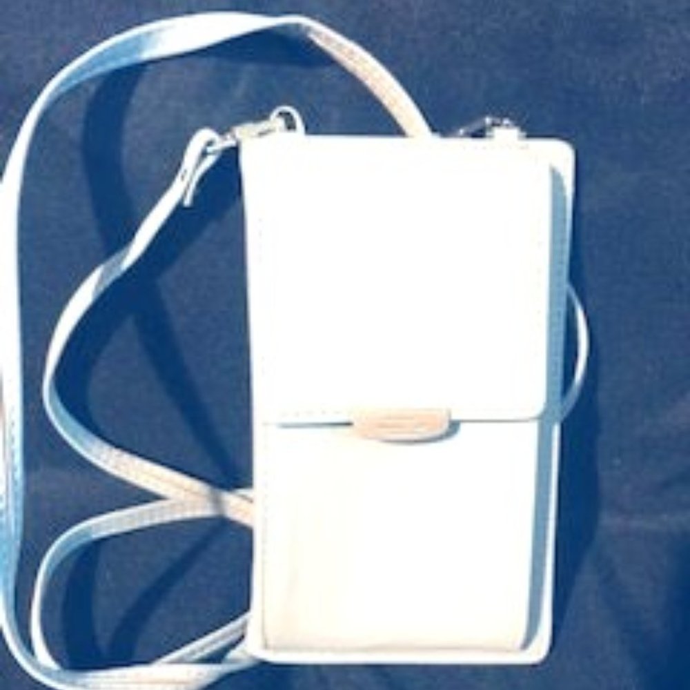 Small blue clutch for your phone and card